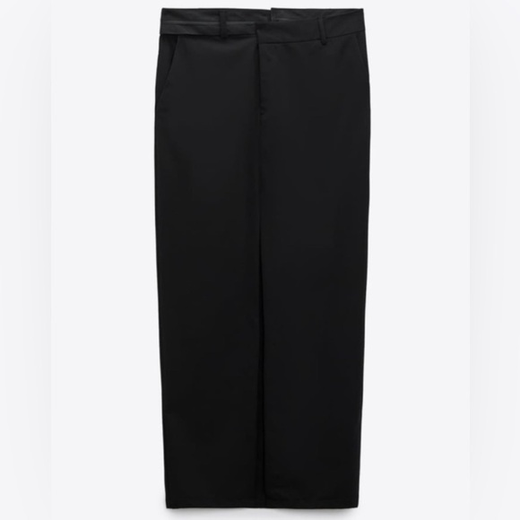 ZARA ASYMMETRICAL SKIRT - S2422 - Picture 6 of 9